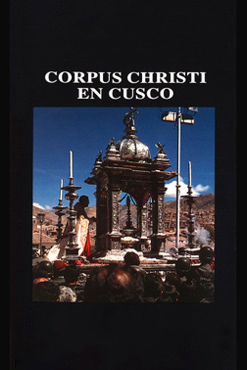 Afiche de Corpus Christi en el Cusco