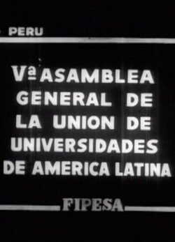 Afiche de V Asamblea General de la Unión de Universidades de América Latina