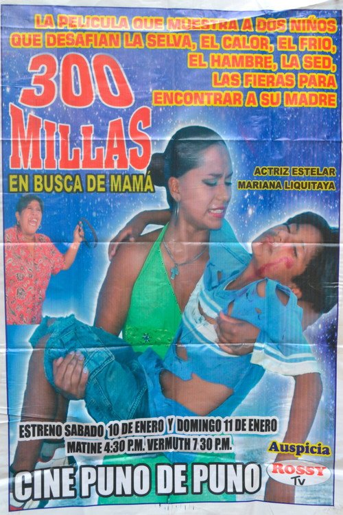 Afiche de 300 Millas en Busca de Mamá