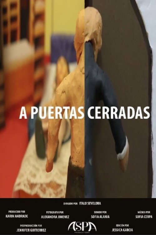 Afiche de A Puertas Cerradas
