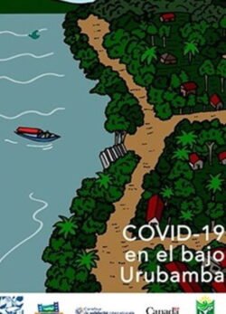 Afiche de COVID-19 en el bajo Urubamba